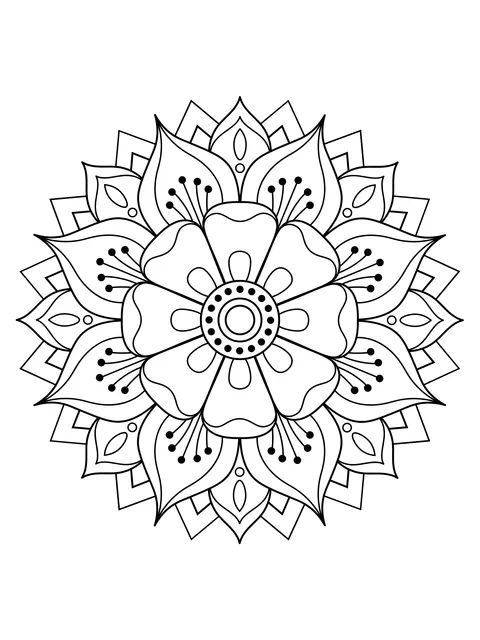 Pink Mandala Pattern