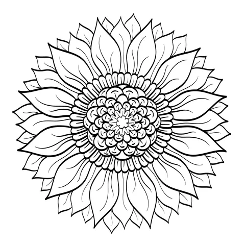 Sunflower Illustration