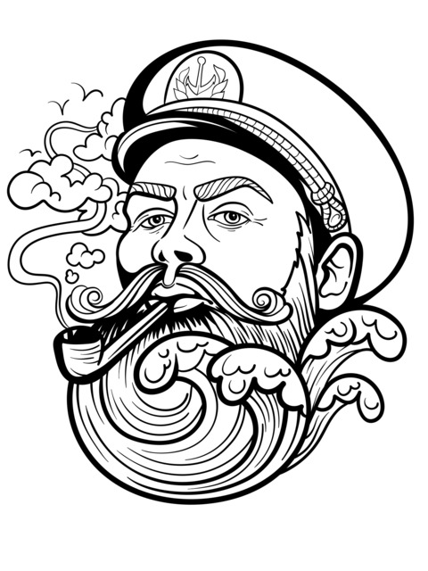 Sailor Smoking a Pipe