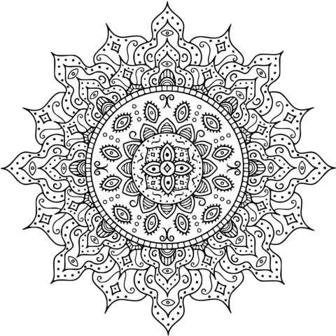 Colorful Mandala Pattern