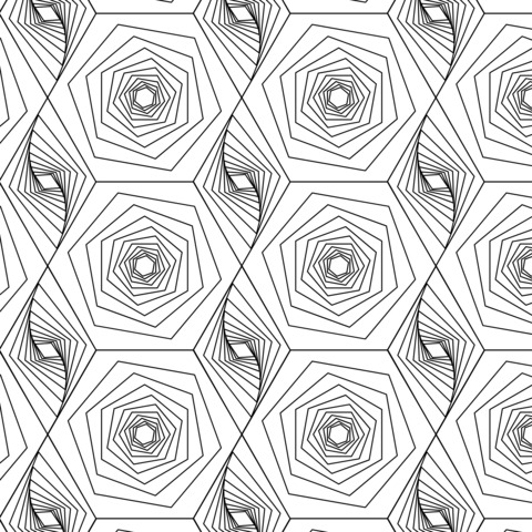 Hexagonal Geometric Pattern