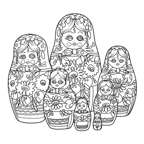 Russian Matryoshka Dolls