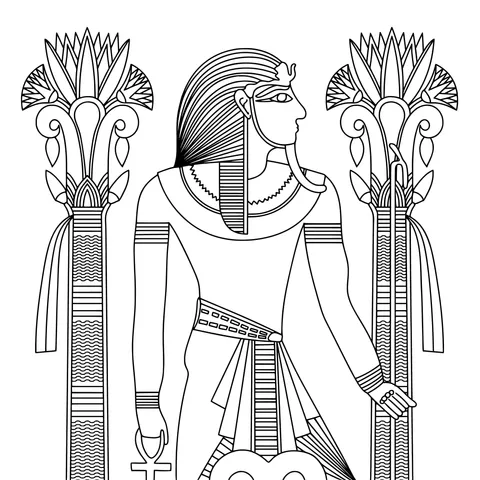 Ancient Egyptian Deity Image