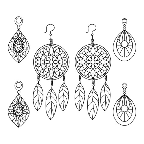 Ethnic - style Earrings Collection