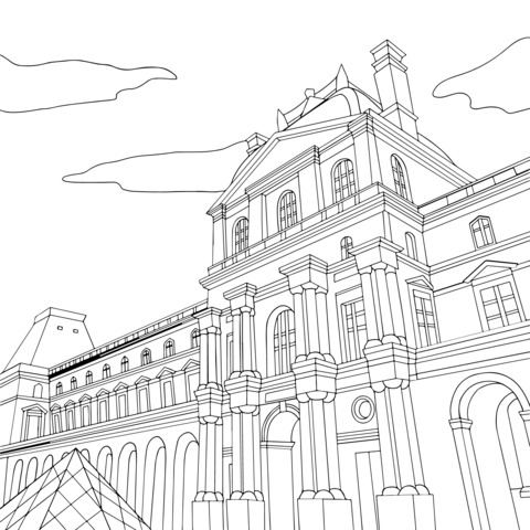 Exquisite Building Coloring Page: Embark on a Color - Creation Journey