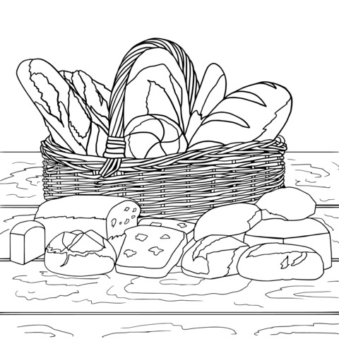 A Basket of Various Breads