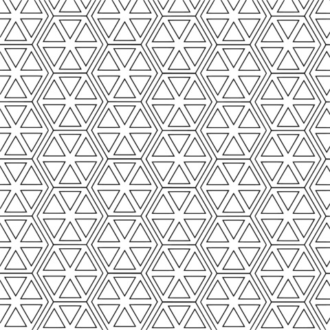 Colorful Geometric Pattern Coloring Page