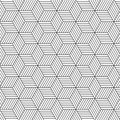 Colorful Hexagonal Pattern