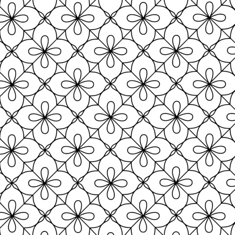 Floral Geometric Pattern