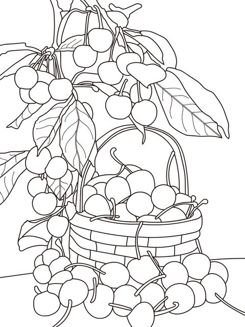 A Basket of Cherries