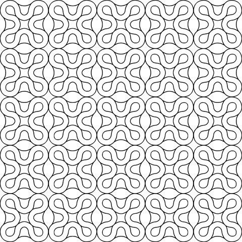 Colorful Geometric Pattern Coloring Page