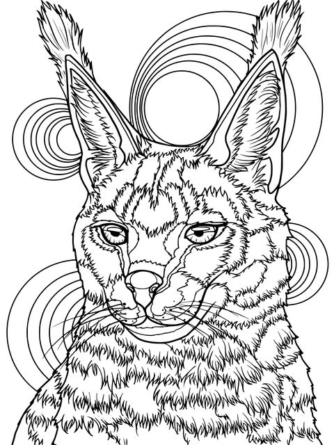 Caracal Illustration