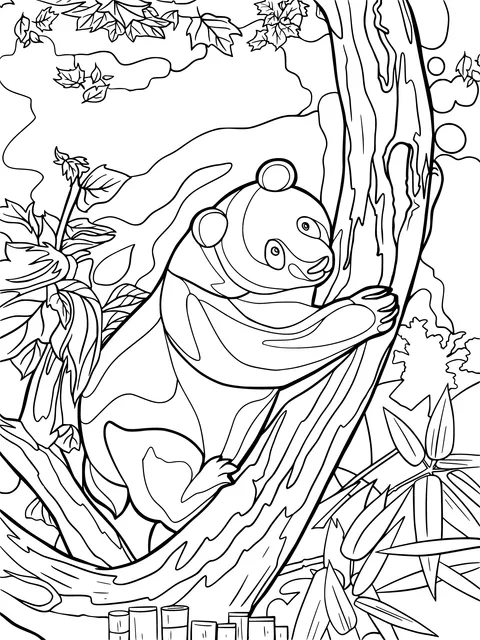 Panda on the Tree