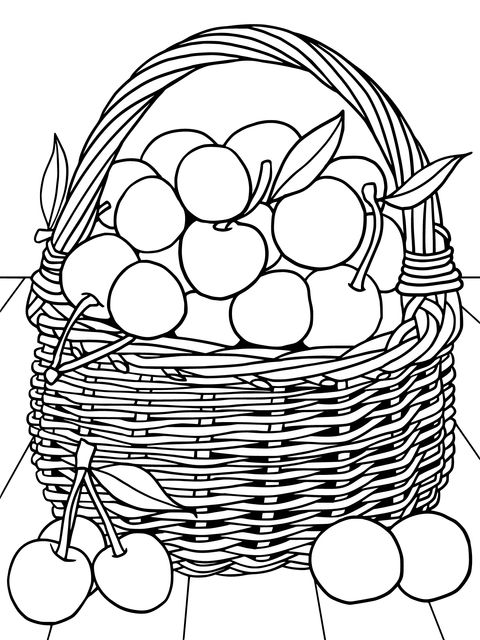 A Basket of Cherries