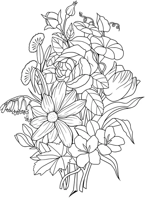 Colorful Flower Illustration