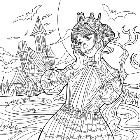 Vampire Princess on Halloween