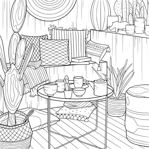 Cozy Green - plant Corner