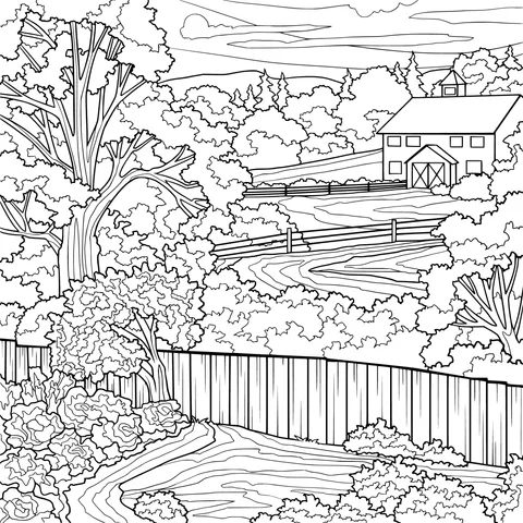 Autumn rural scenery