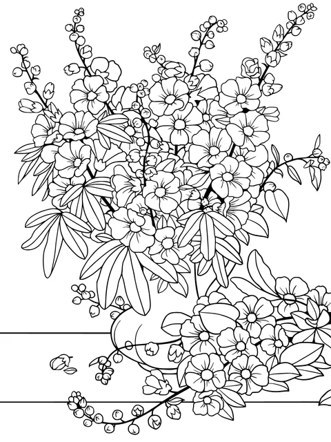 Colorful Vase Arrangement