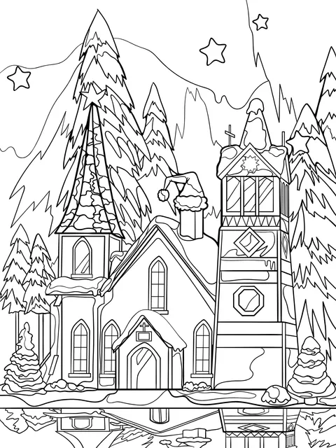 Dreamy Christmas Cottage