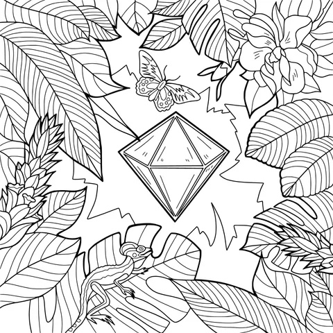 Tropical Flair and Gemstone