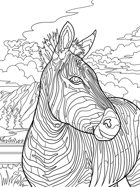 Zebra Landscape