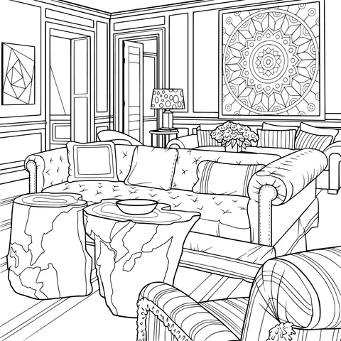 Colorful Living Room