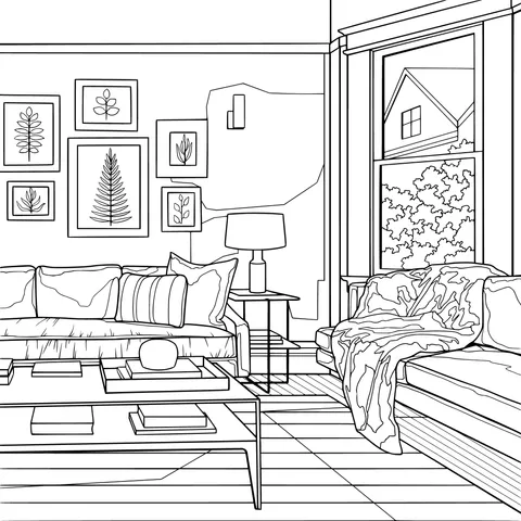 Cozy and Comfortable Living Room