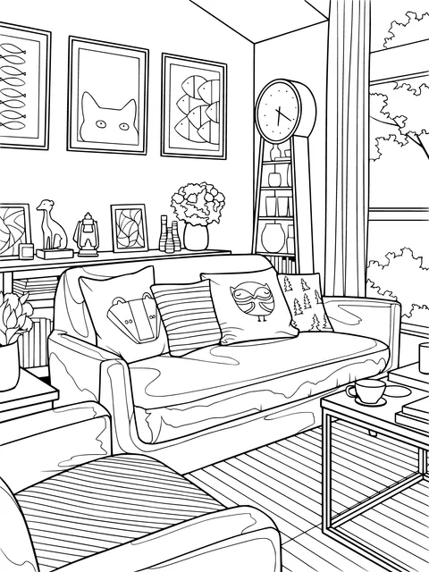 Stylish and Cozy Living Room