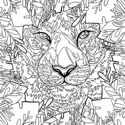 Tiger in the Jungle