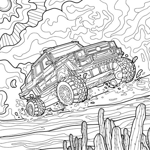 Off - road Adventure in the Desert