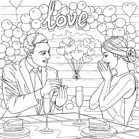 Romantic Proposal Moment