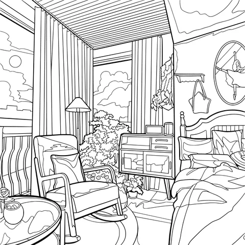 Colorful Bedroom