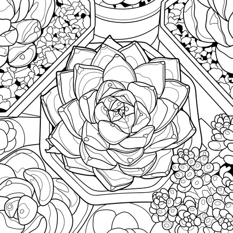 Colorful Succulent Plants