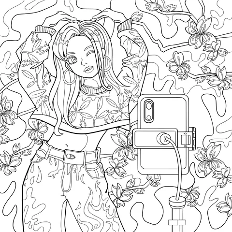 The Self - taking Moment of a Dynamic Girl