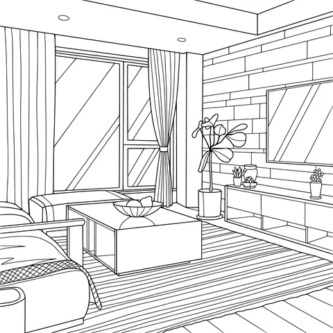 Modern - style Living Room