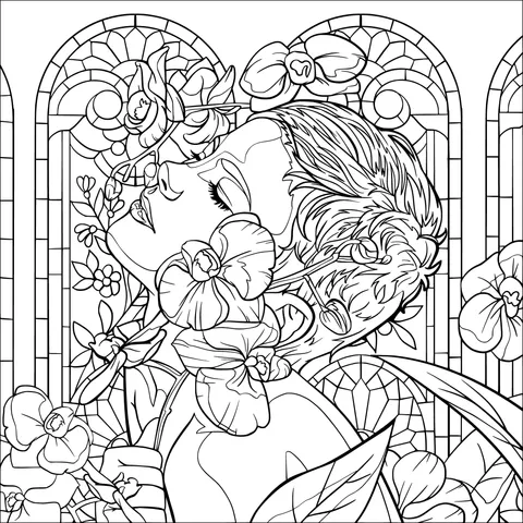 Child among Flowers