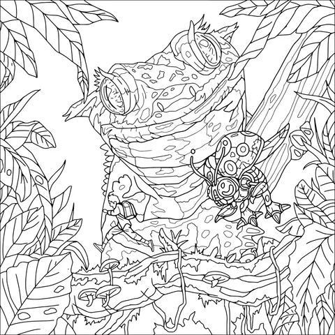 A Fantastic Encounter in the Jungle