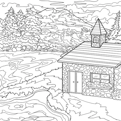 Mountain Cottage and Lake View