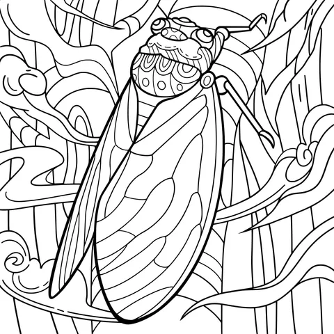 Dream - colored Cicada