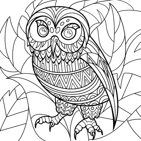 Ornamental - styled Owl