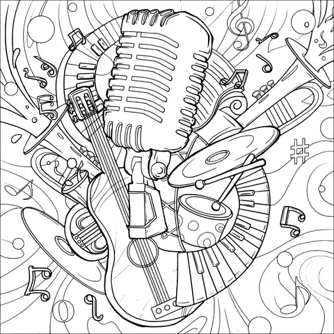 Colorful Musical Elements