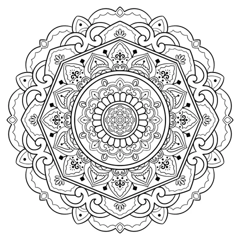 Exquisite Mandala Pattern