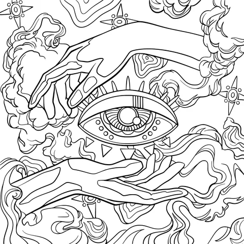 Fantasy Eye and Hands