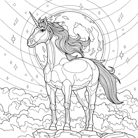 Unicorn on the Clouds