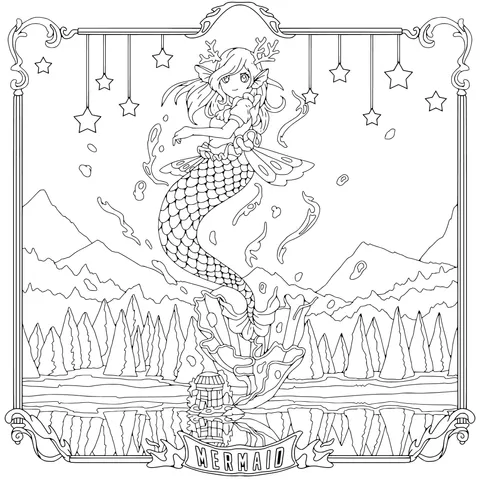 Leaping Mermaid
