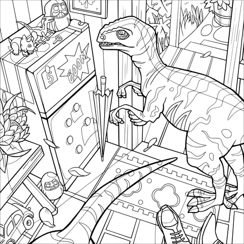 Dinosaur in the House