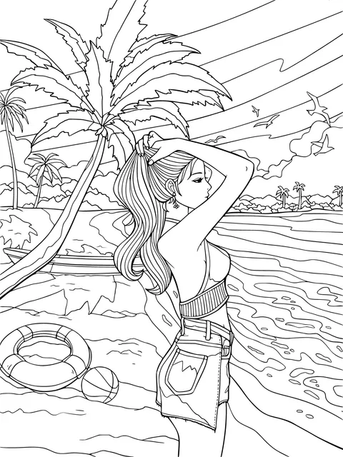 Girl on the Beach
