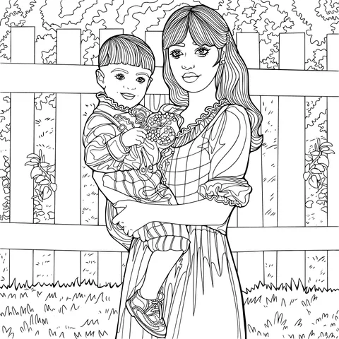 Child in Mother's Arms