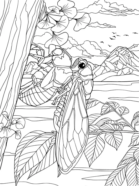 The Metamorphosis of a Cicada